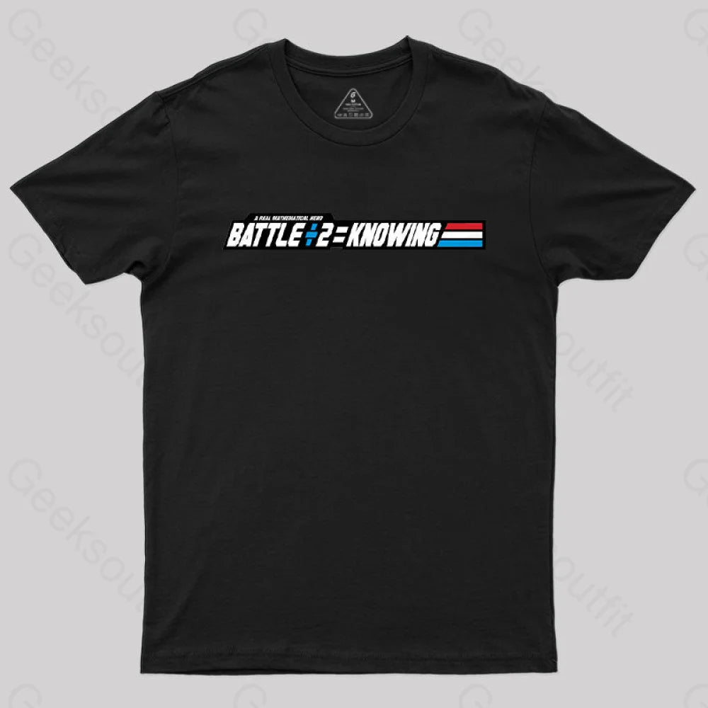 Knowing Math T-Shirt Black / S