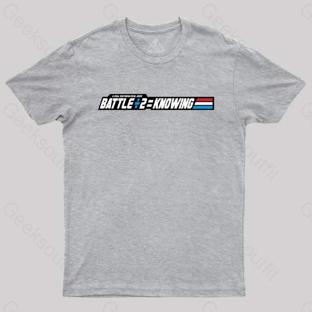Knowing Math T-Shirt Grey / S