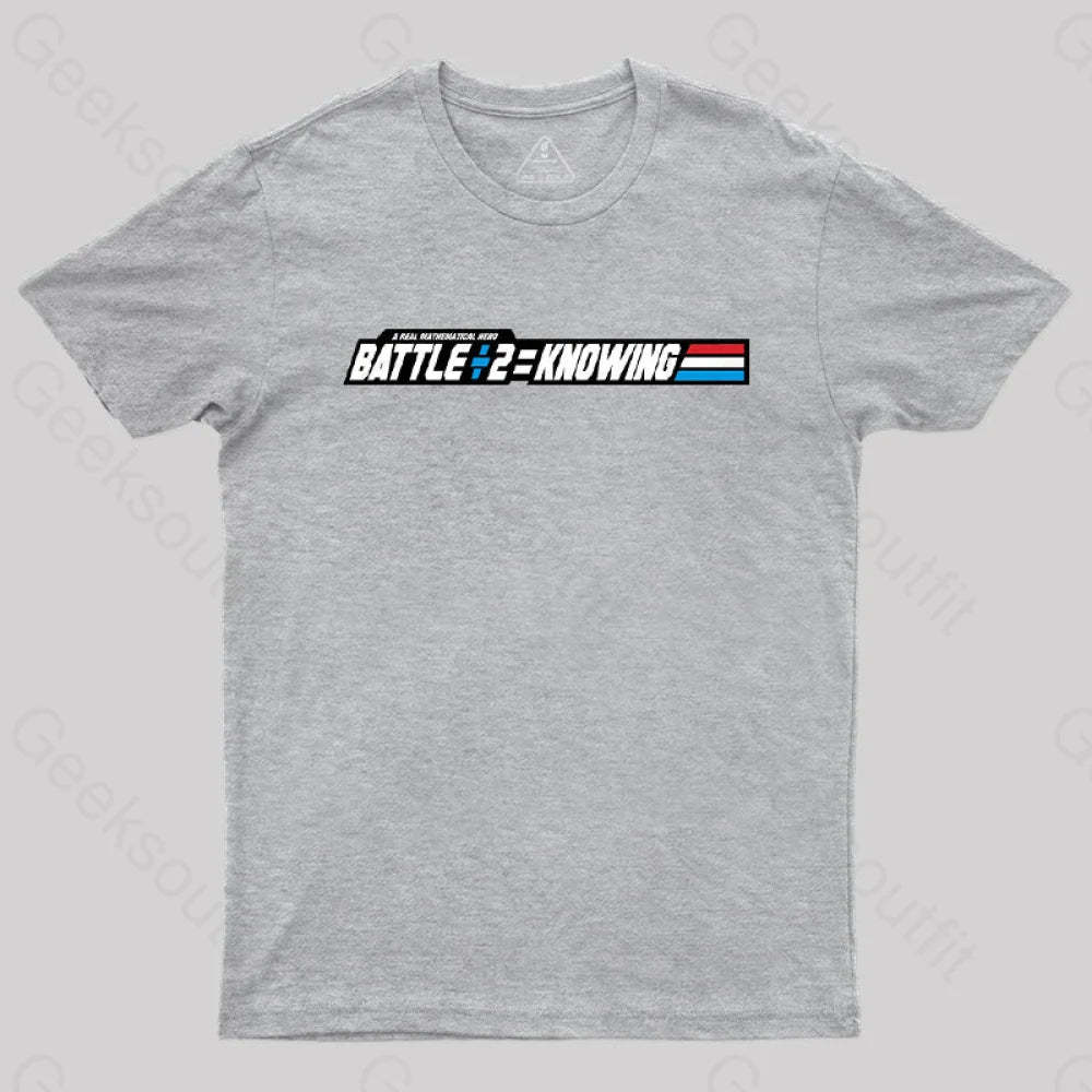 Knowing Math T-Shirt Grey / S