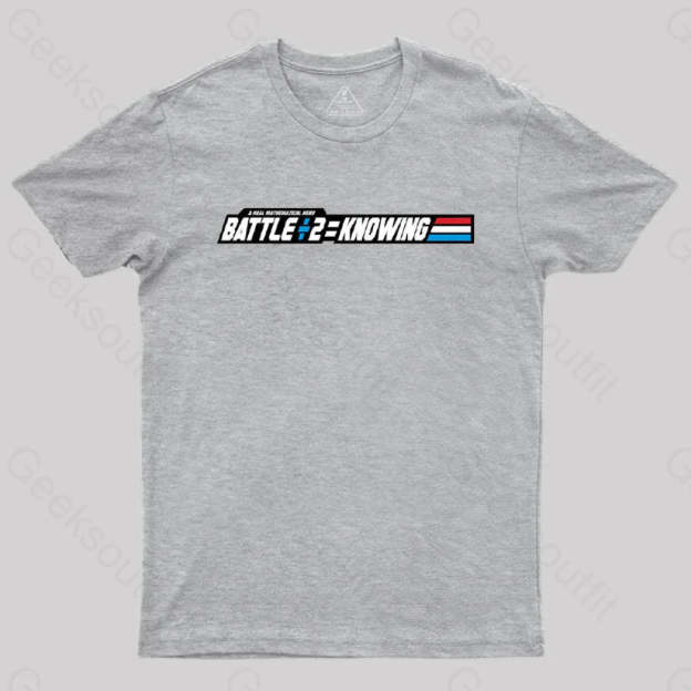 Knowing Math T-Shirt Grey / S