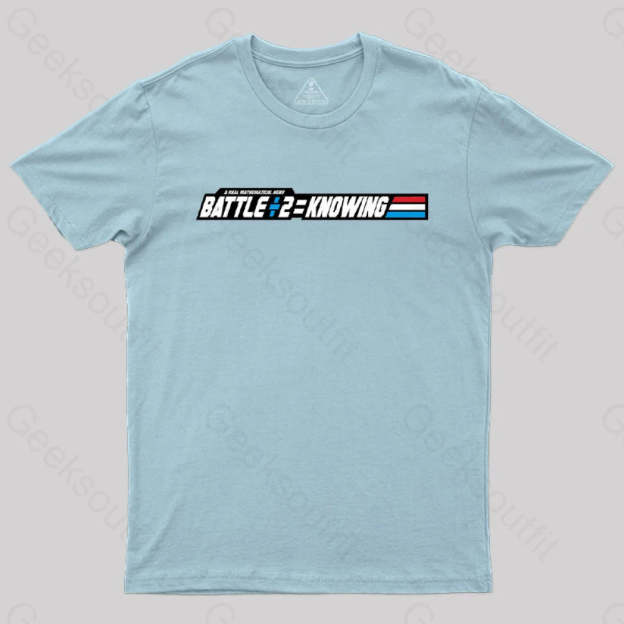 Knowing Math T-Shirt Light Blue / S