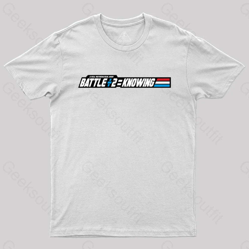 Knowing Math T-Shirt White / S