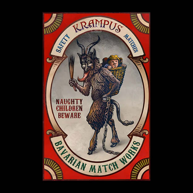 Krampus Naughty Children Beware Geek T-Shirt