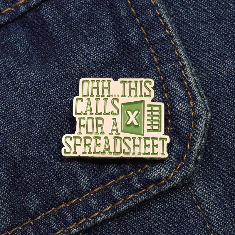 Geeksoutfit Office Software Excel Pins for Sale