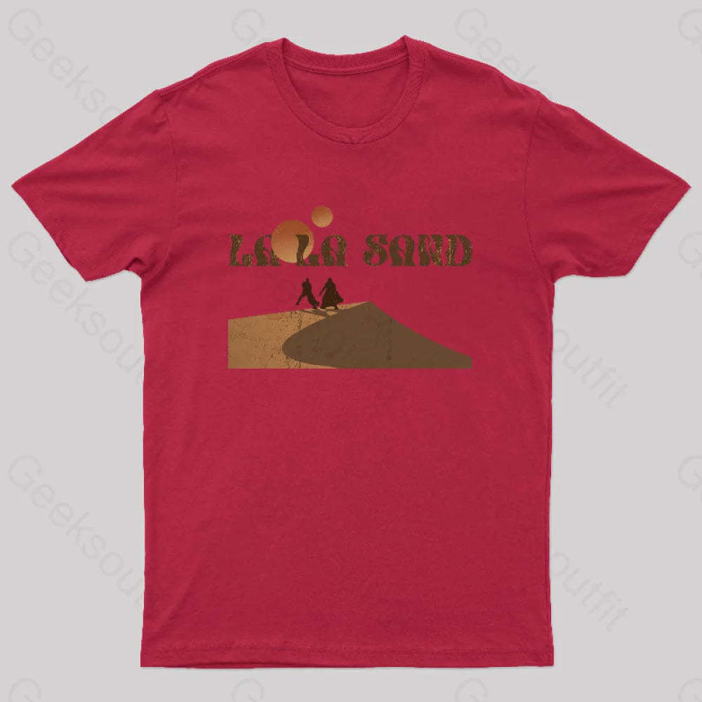 La Sand Nerd T-Shirt Red / S