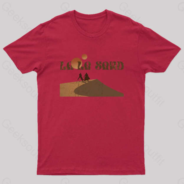 La Sand Nerd T-Shirt Red / S