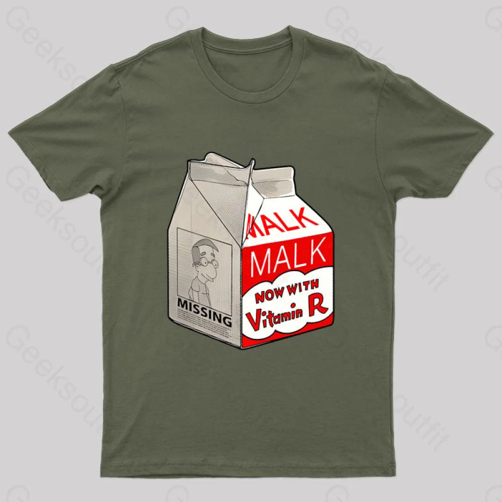 Lache Nerd T-Shirt Army Green / S