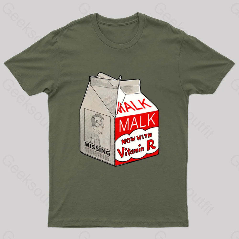 Lache Nerd T-Shirt Army Green / S