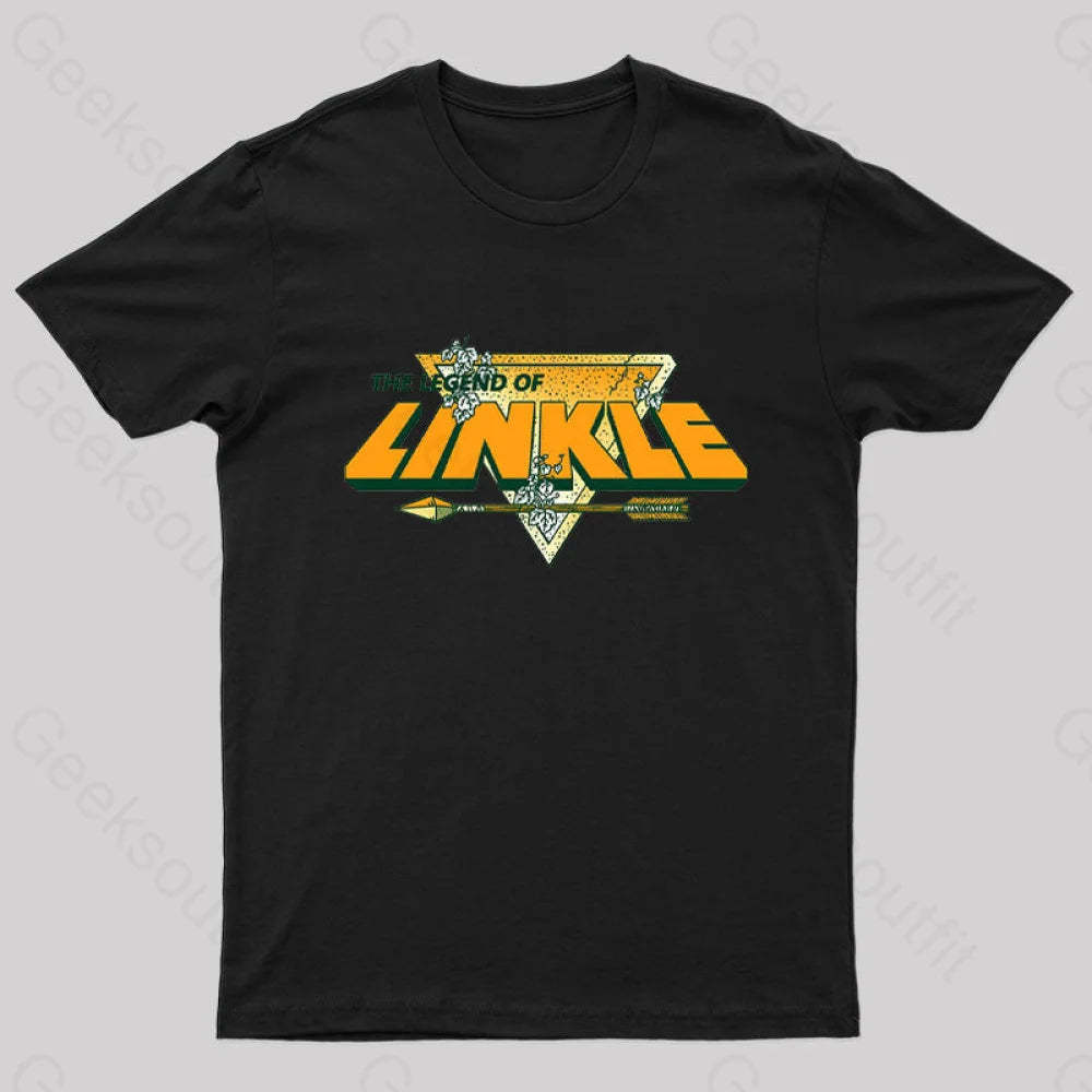 Legend Of Linkle Geek T-Shirt Black / S