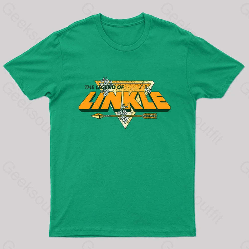 Legend Of Linkle Geek T-Shirt Green / S