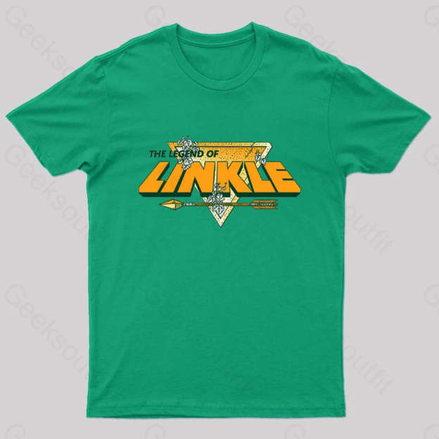 Legend Of Linkle Geek T-Shirt Green / S