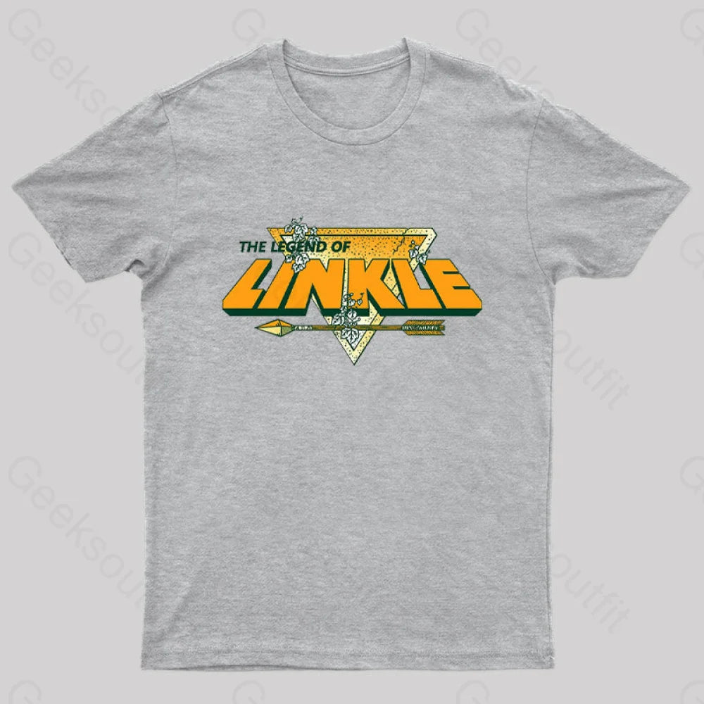Legend Of Linkle Geek T-Shirt Grey / S