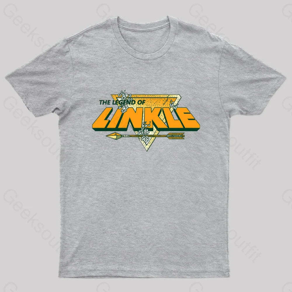 Legend Of Linkle Geek T-Shirt Grey / S