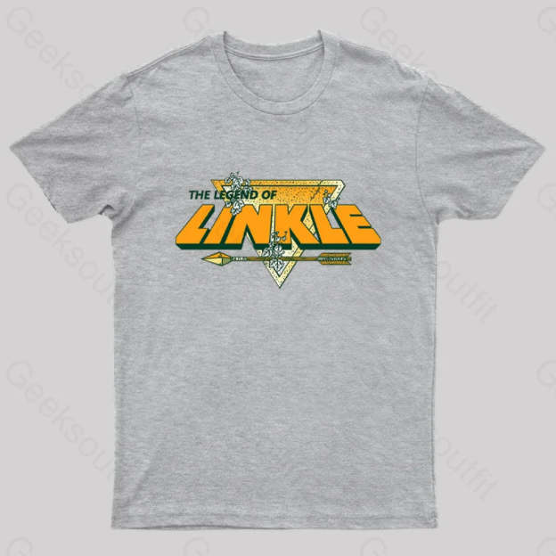 Legend Of Linkle Geek T-Shirt Grey / S