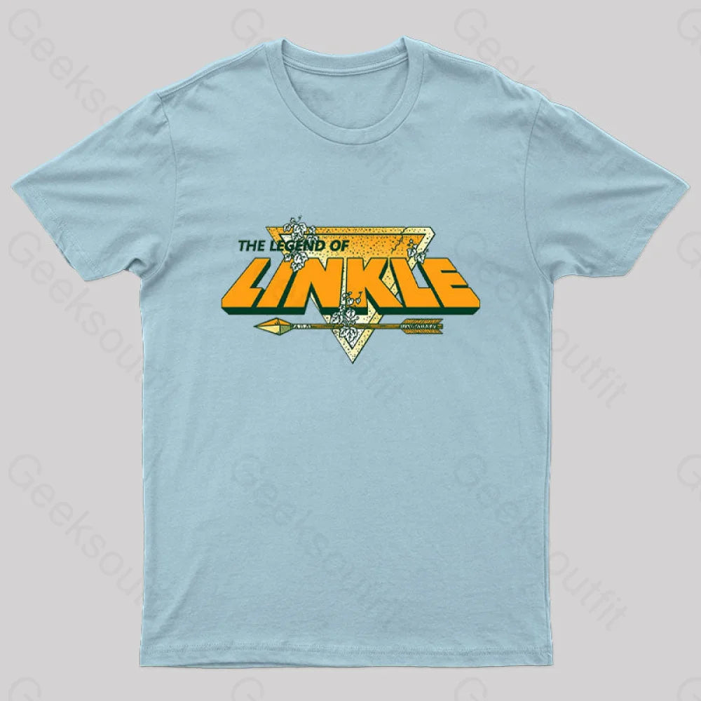 Legend Of Linkle Geek T-Shirt Light Blue / S