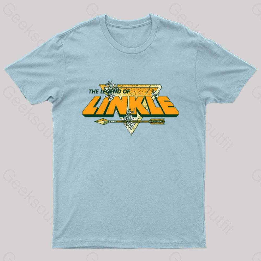 Legend Of Linkle Geek T-Shirt Light Blue / S