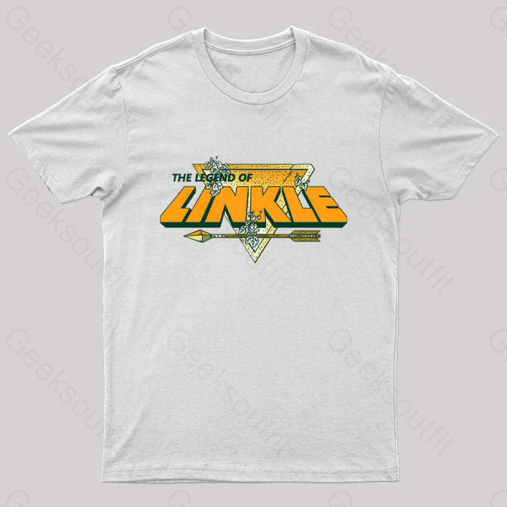 Legend Of Linkle Geek T-Shirt White / S
