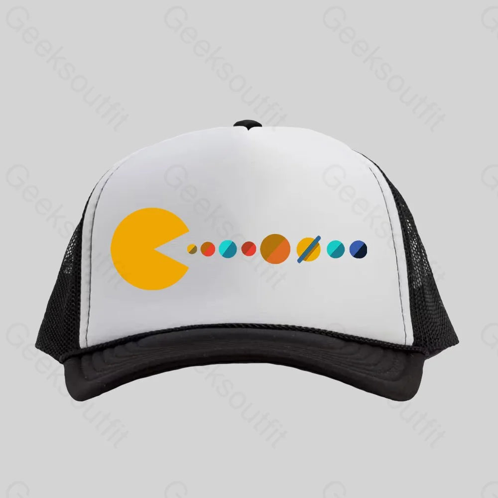 Let__ Eat Universe Trucker Hat - Geeksoutfit