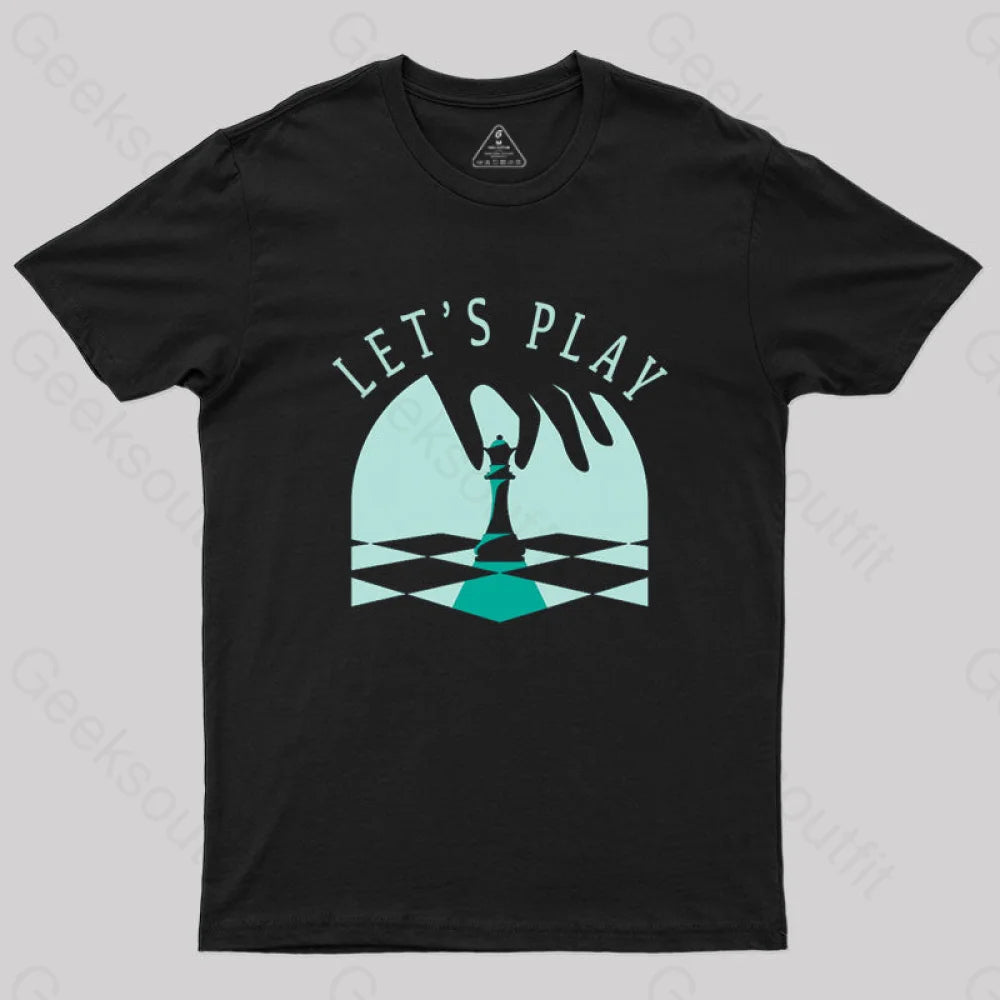 Let’s Play Chess T-Shirt Black / S