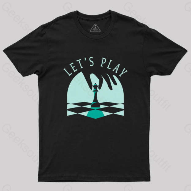 Let’s Play Chess T-Shirt Black / S