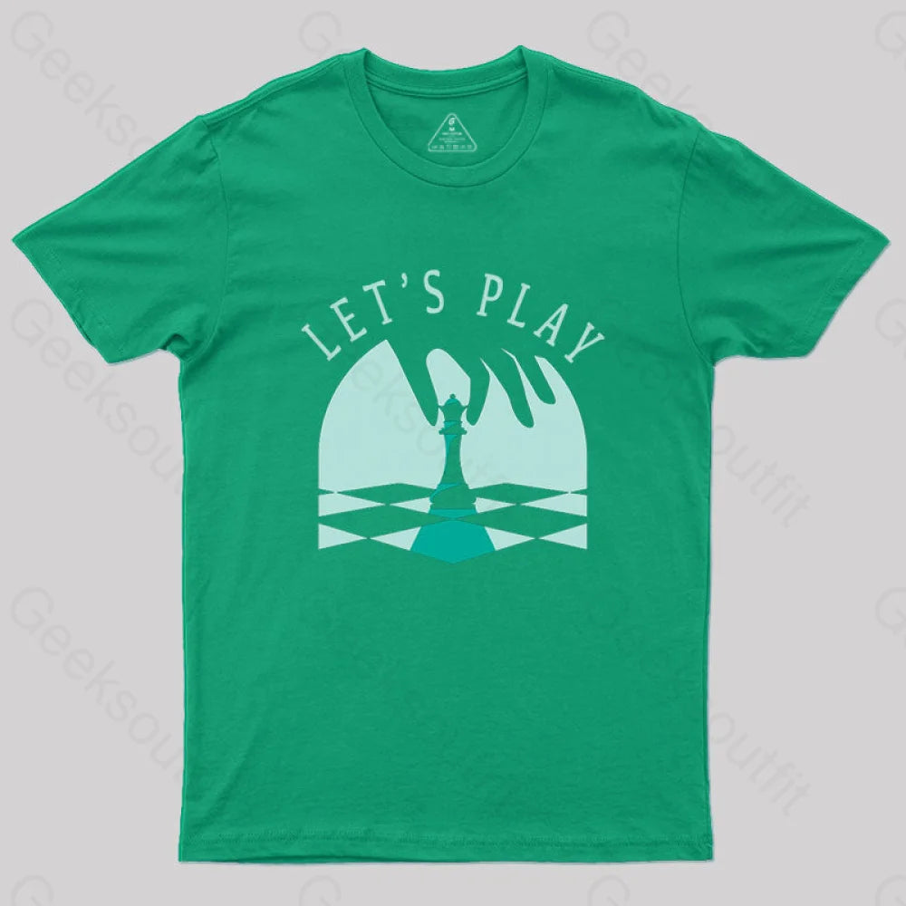 Let’s Play Chess T-Shirt Green / S