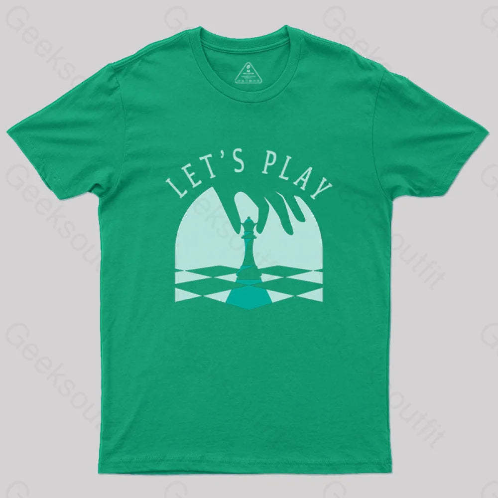 Let’s Play Chess T-Shirt Green / S
