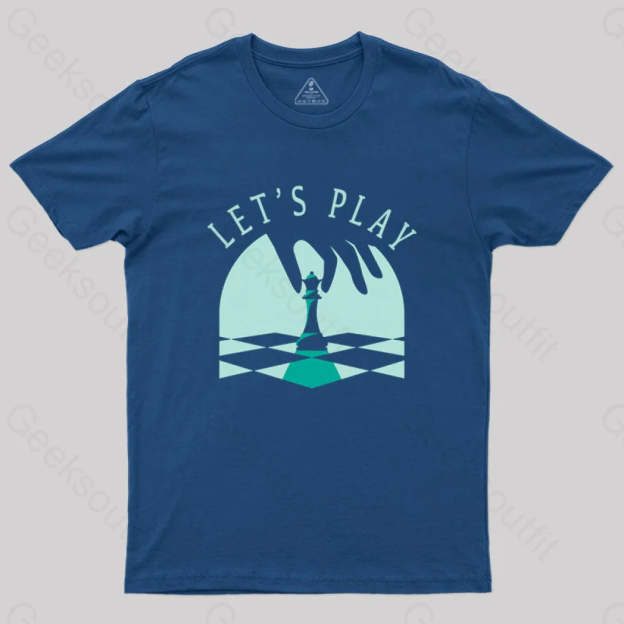 Let’s Play Chess T-Shirt Navy / S