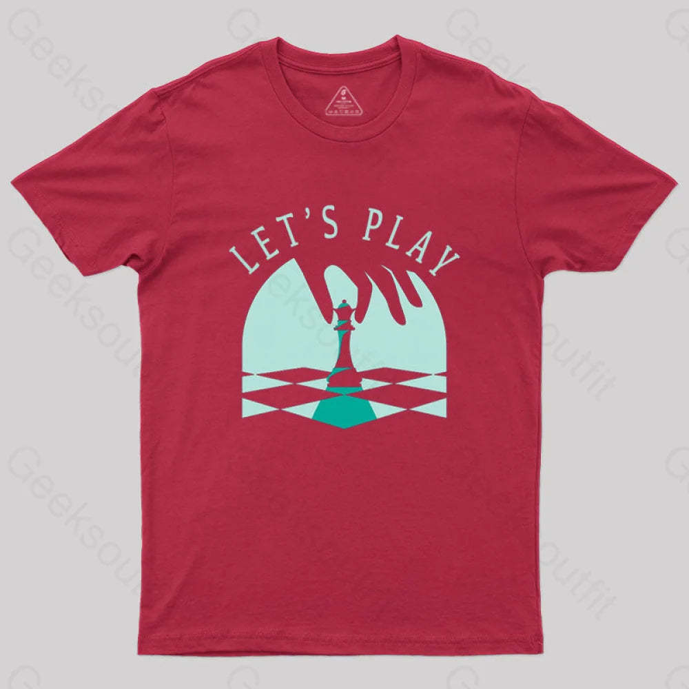 Let’s Play Chess T-Shirt Red / S