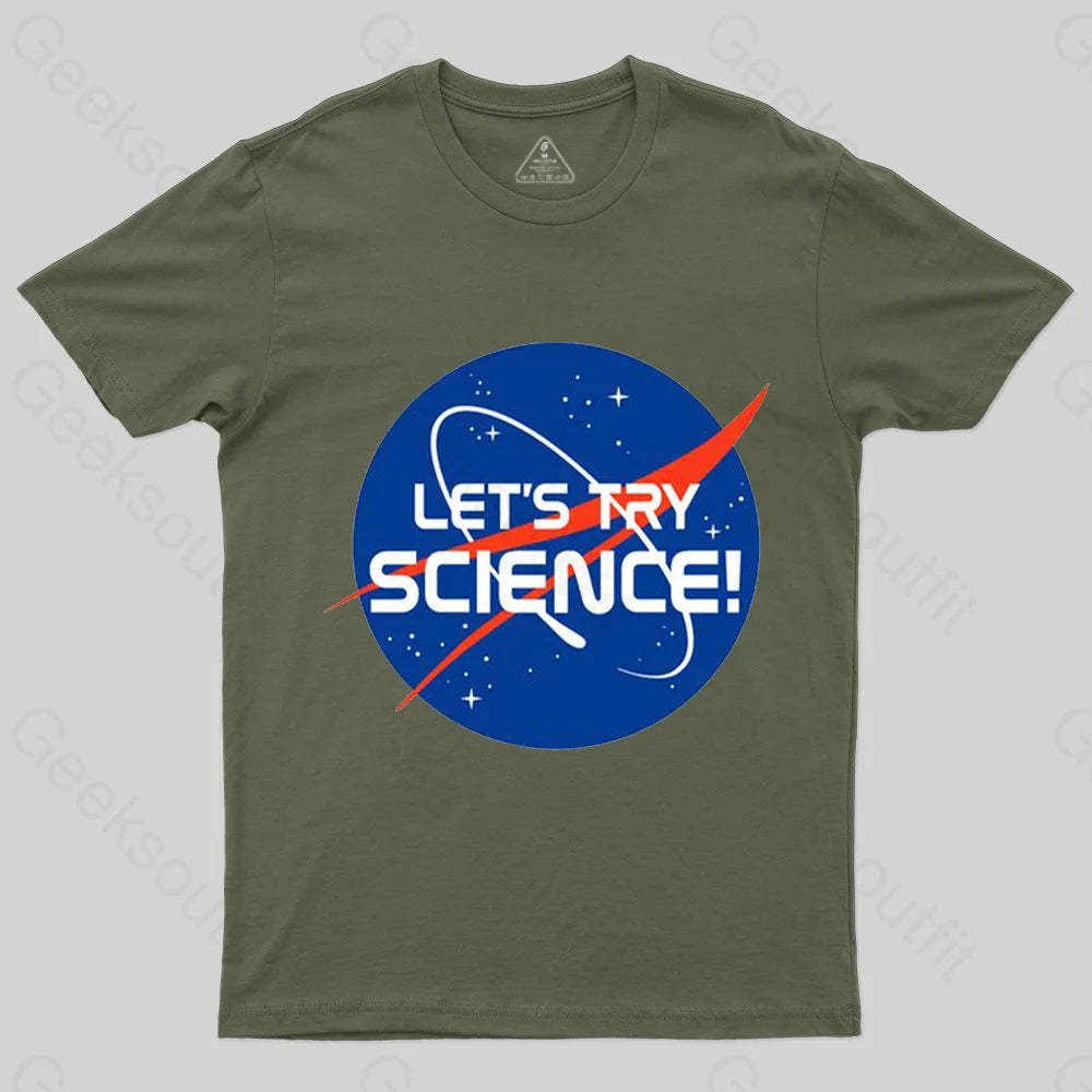 Lets Try Science T-Shirt - Geeksoutfit