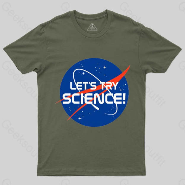 Lets Try Science T-Shirt - Geeksoutfit