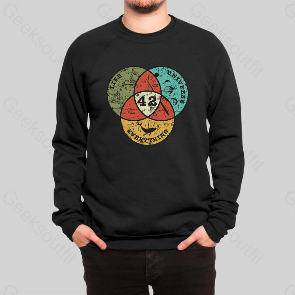 Life, the Universe & Everything Sweatshirt - Geeksoutfit