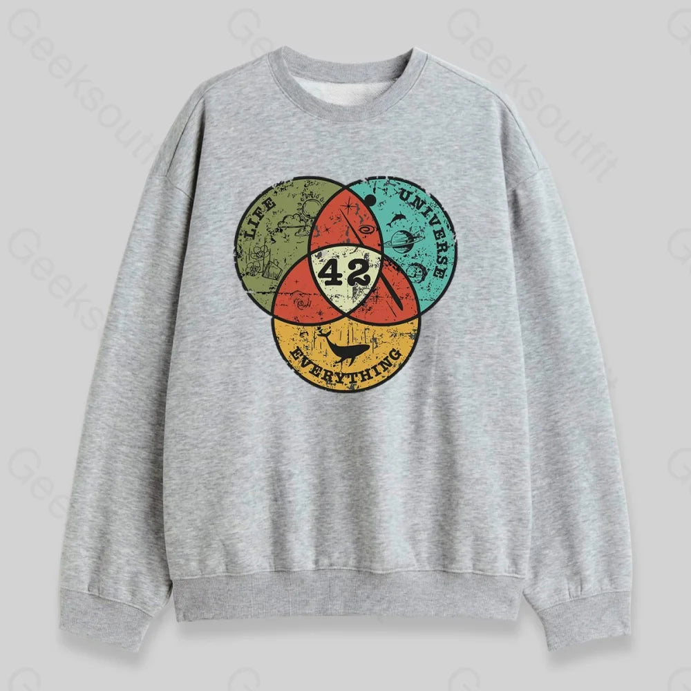 Life, the Universe & Everything Sweatshirt - Geeksoutfit