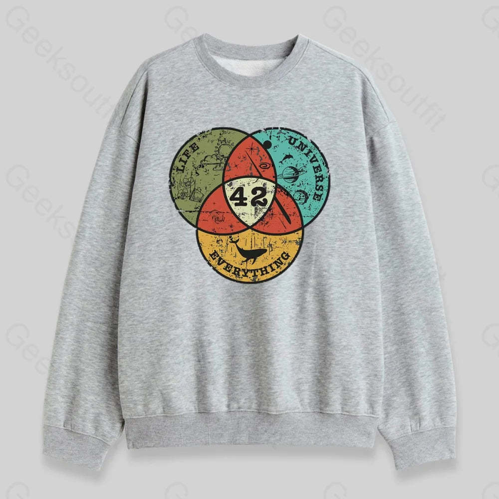 Life, the Universe & Everything Sweatshirt - Geeksoutfit