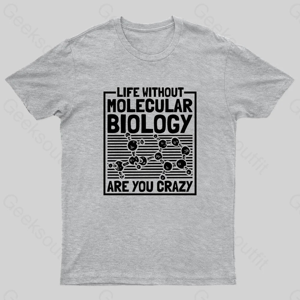 Life Without Molecular Nerd T-Shirt Grey / S