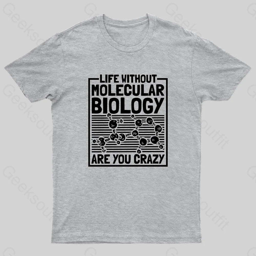 Life Without Molecular Nerd T-Shirt Grey / S