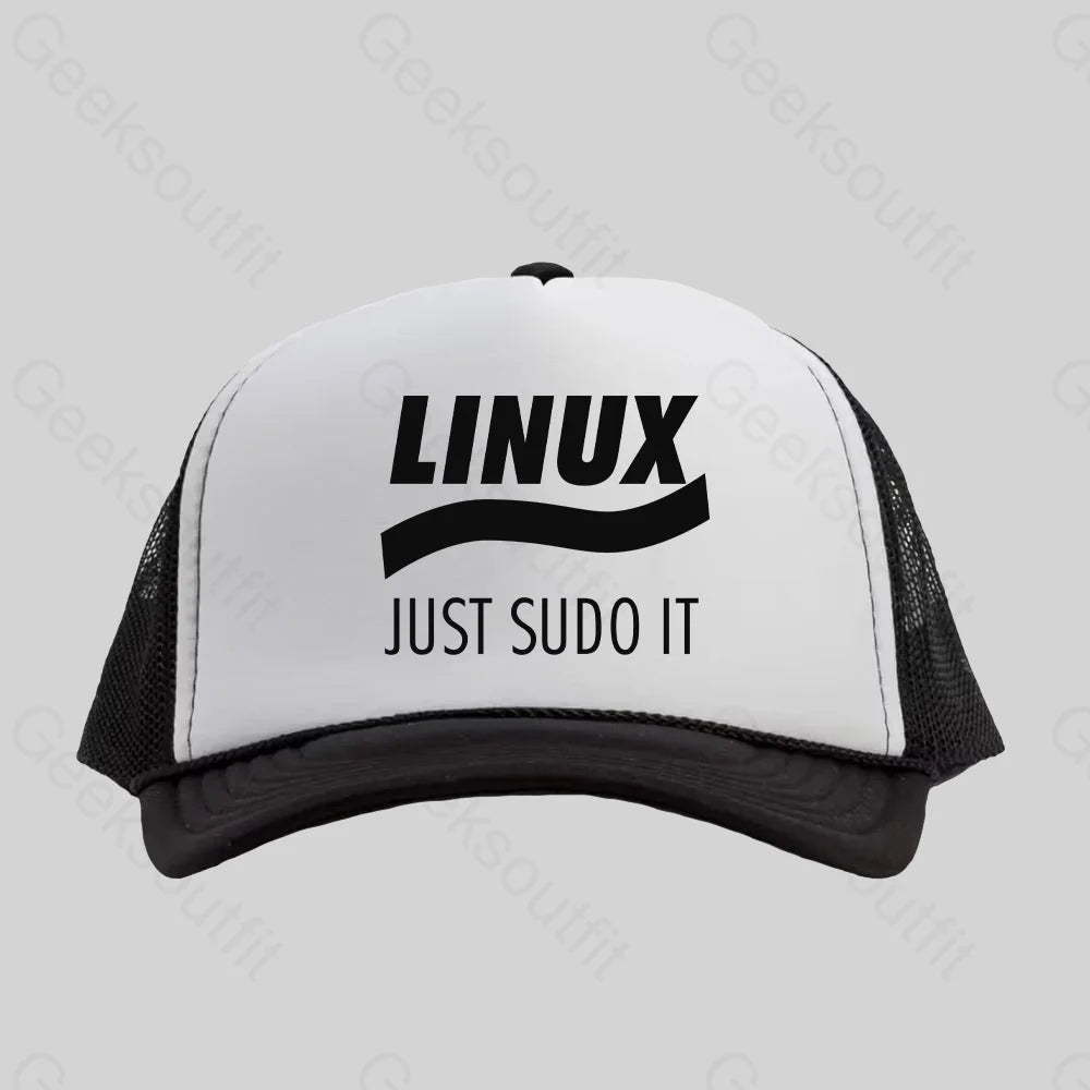 Linux Just Sudo It Trucker Hat - Geeksoutfit