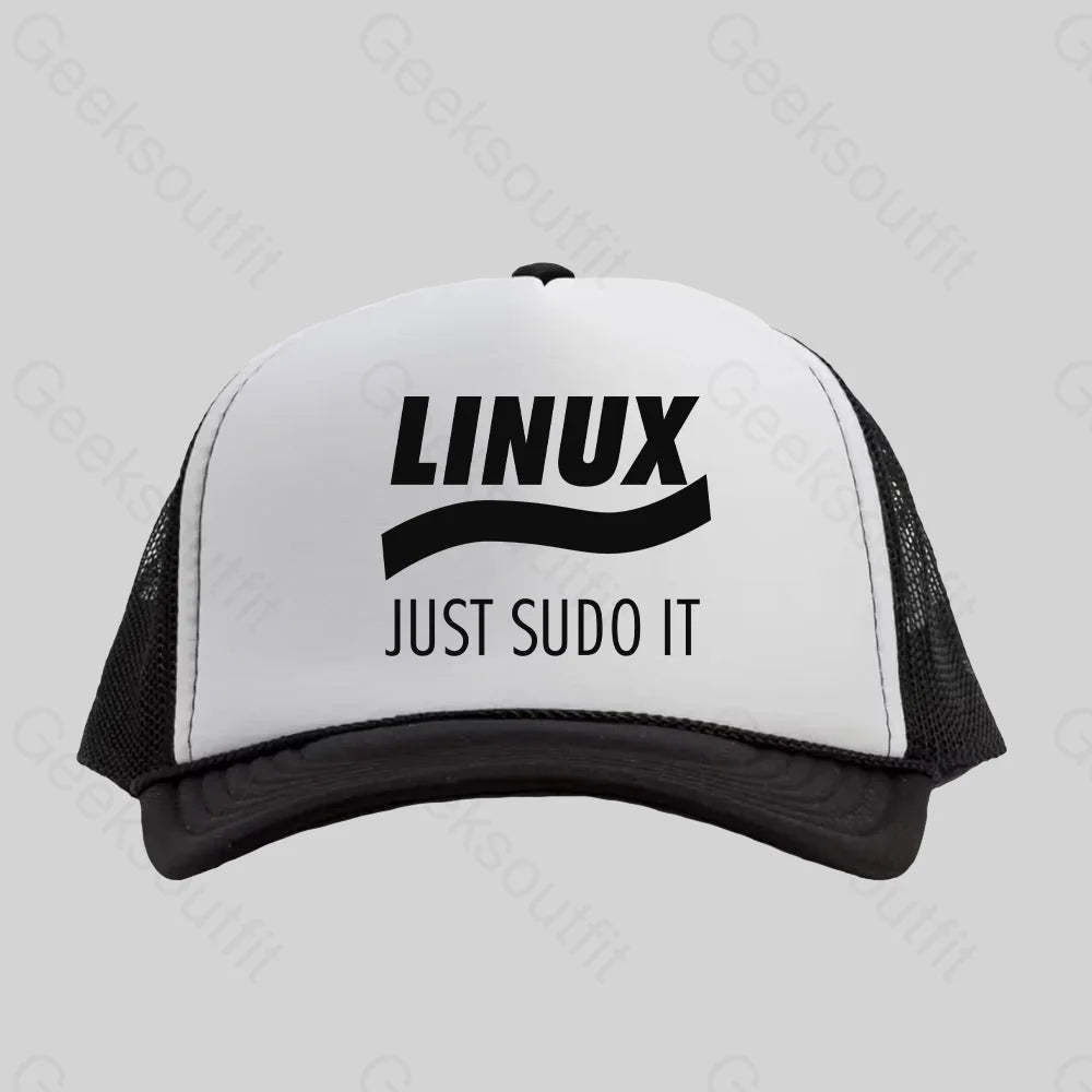 Linux Just Sudo It Trucker Hat - Geeksoutfit