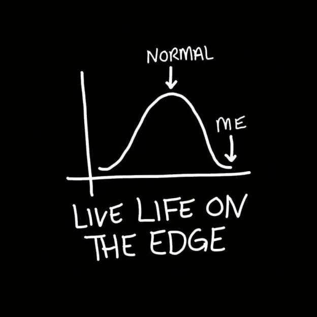 Live Life On The Edge Geek T-Shirt