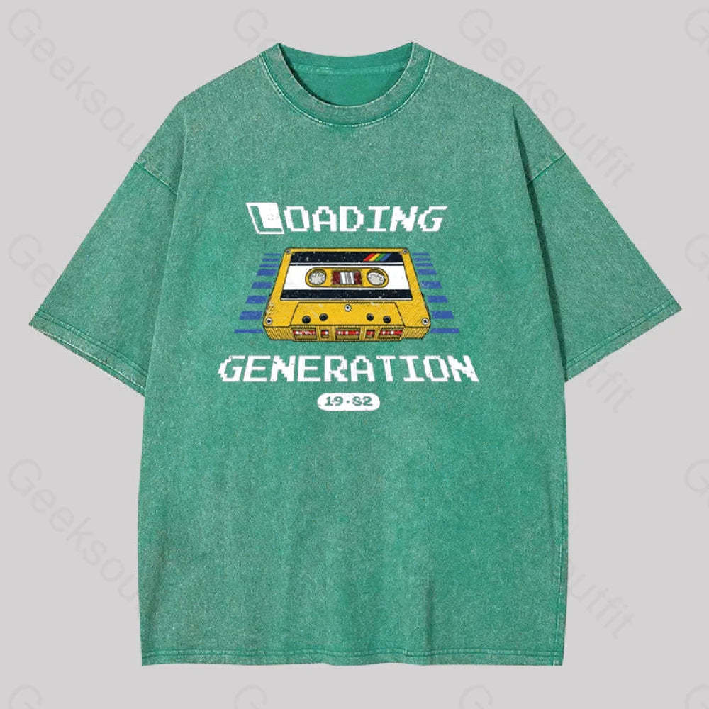 Loading Generation Washed T-Shirt Grass Green / S