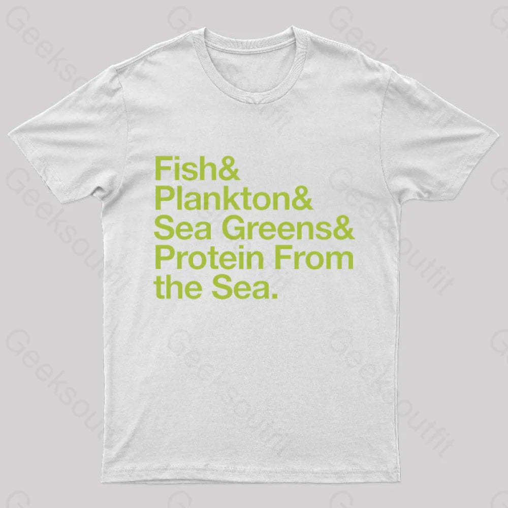 Logan’s Run Helvetica List Geek T-Shirt White / S
