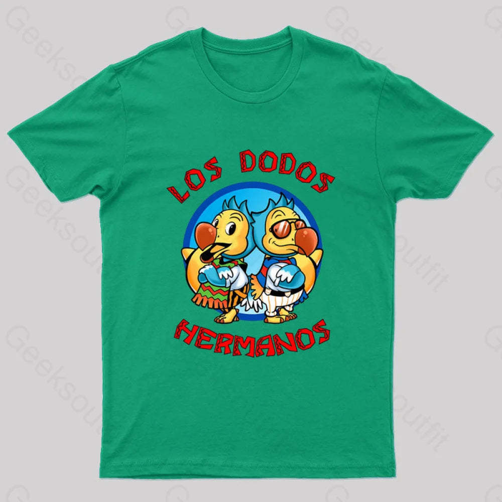 Los Dodos Hermanos T-Shirt Green / S