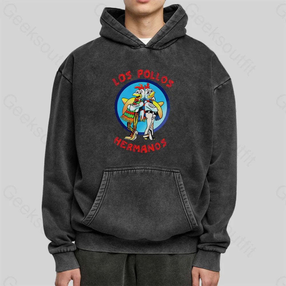 Los Pollos Hermanose Washed Hoodie