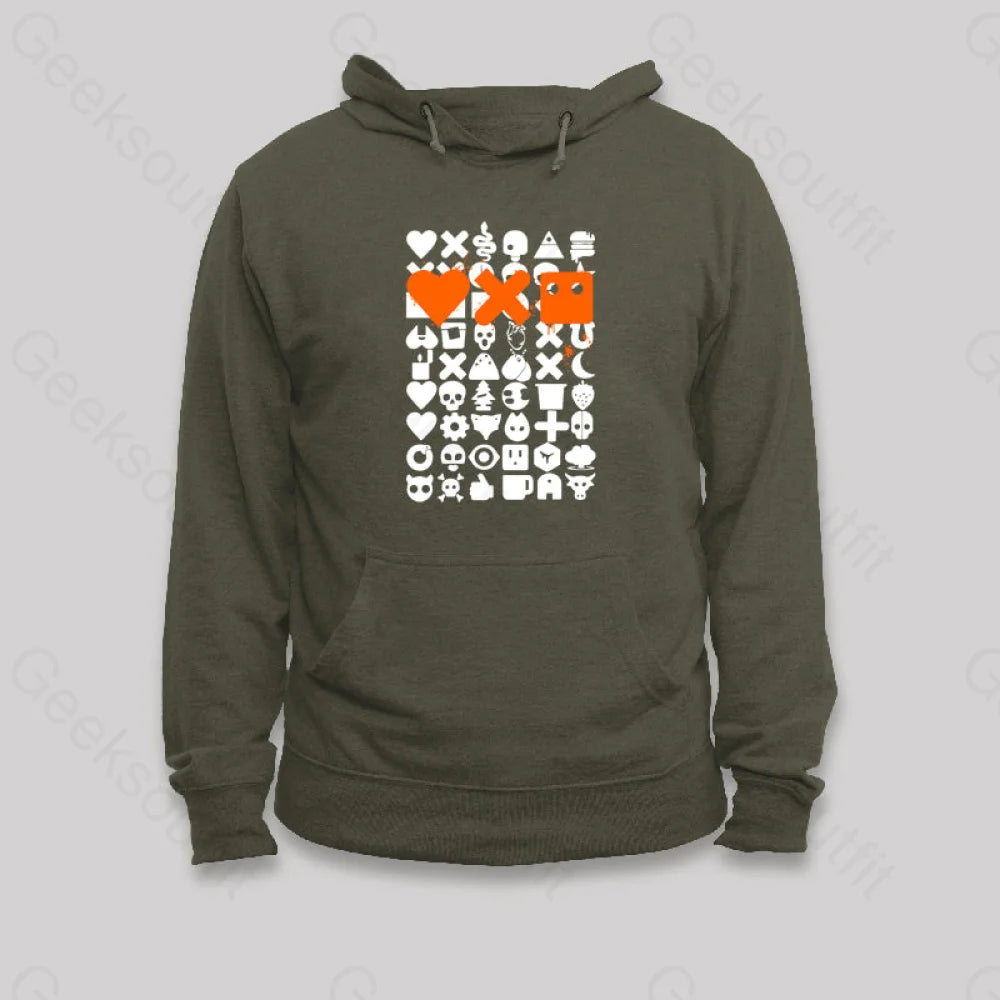 Love Death And Robots Hoodie Army Green / S