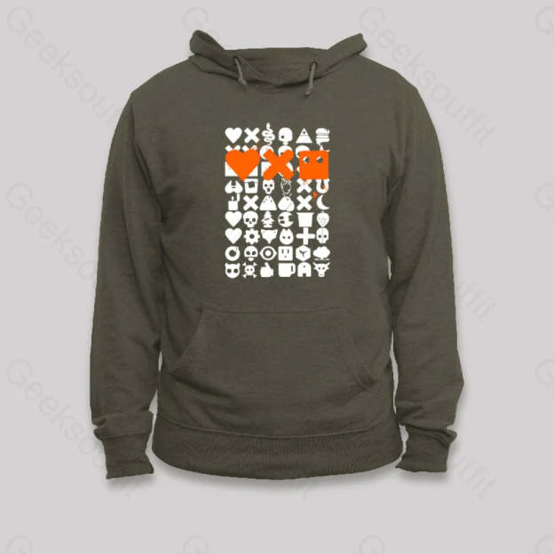 Love Death And Robots Hoodie Army Green / S