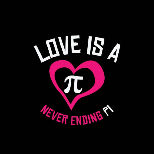 Love Is A Never Ending Pi Geek T-Shirt