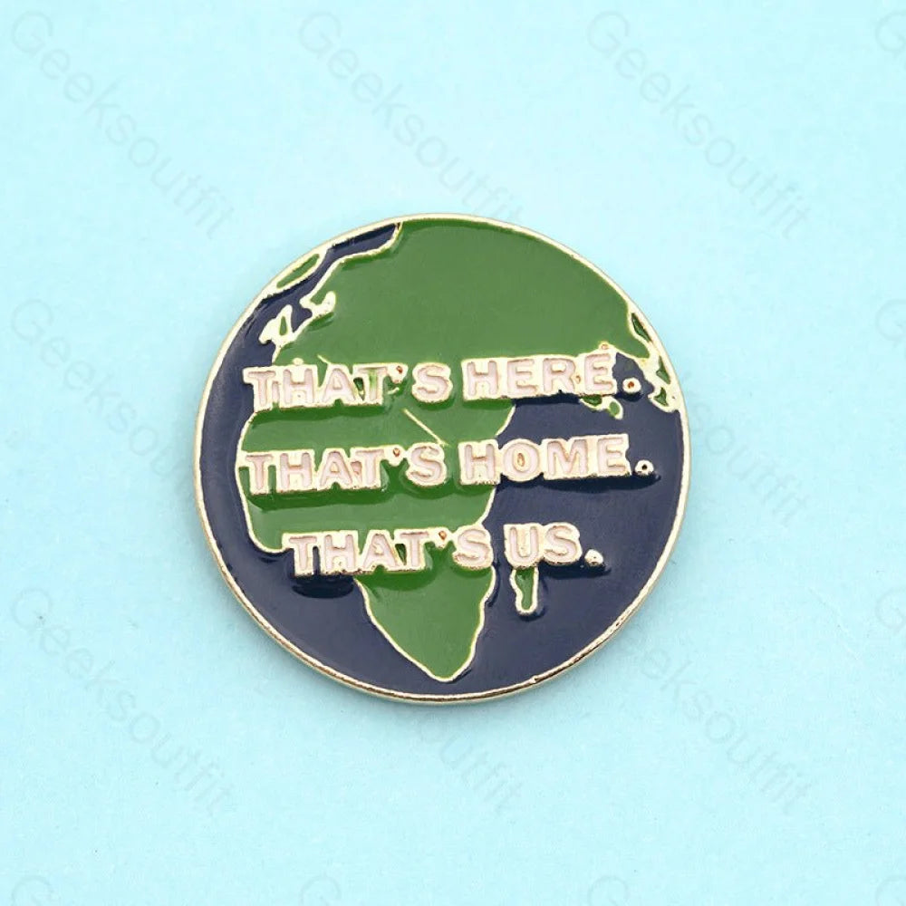 Love the Earth Series Round Pins - Geeksoutfit