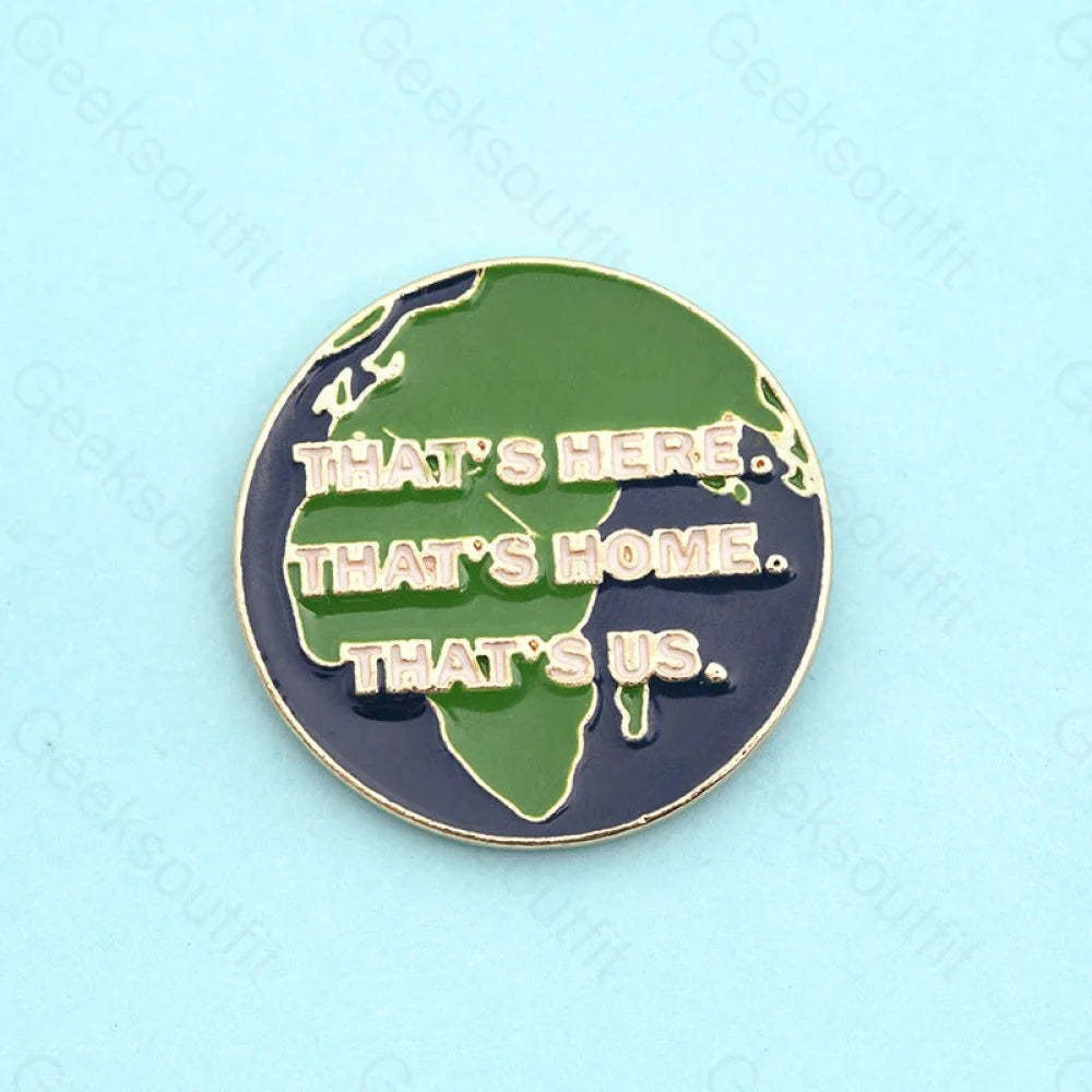 Love the Earth Series Round Pins - Geeksoutfit