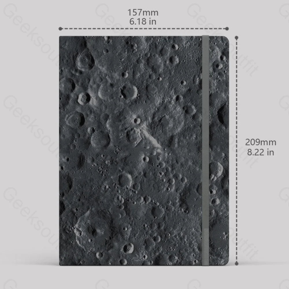 Lunar Surface Notebook Lined