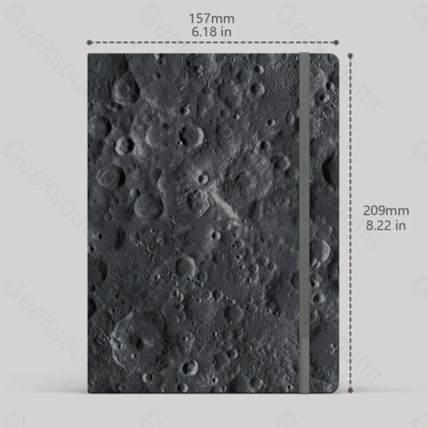 Lunar Surface Notebook Lined