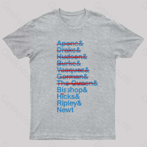 Lv-426 Kill List Aliens T-Shirt Grey / S